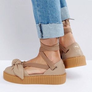 Rihanna Fenty  x Puma Bow Creeper Sole Sandal